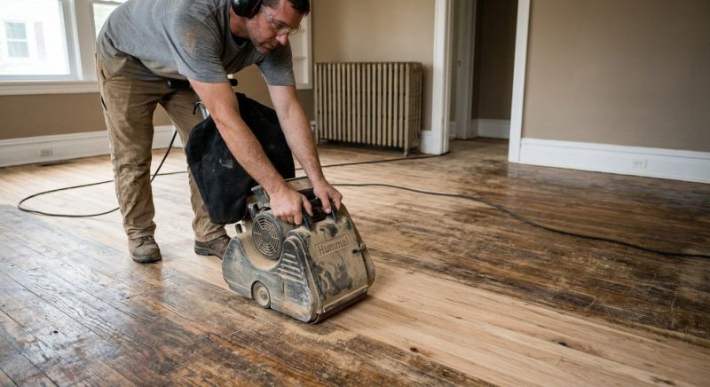 Oak Floor Refinishing in Overland Park, KS