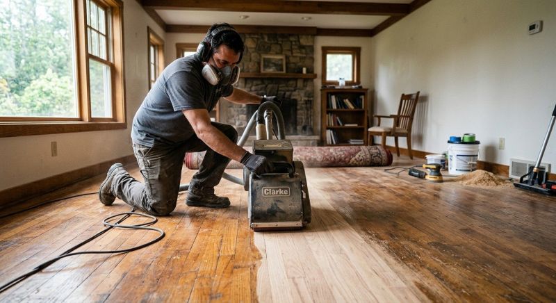 Ash Floor Refinishing in Overland Park, KS