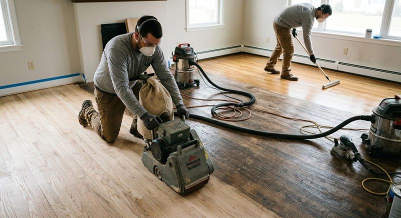Cabin Floor Refinishing in Olathe, KS