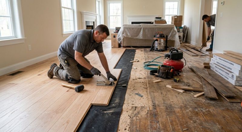 Finished Floor Installation in Austin, TX