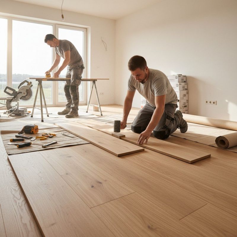 Hardwood Floor Installation