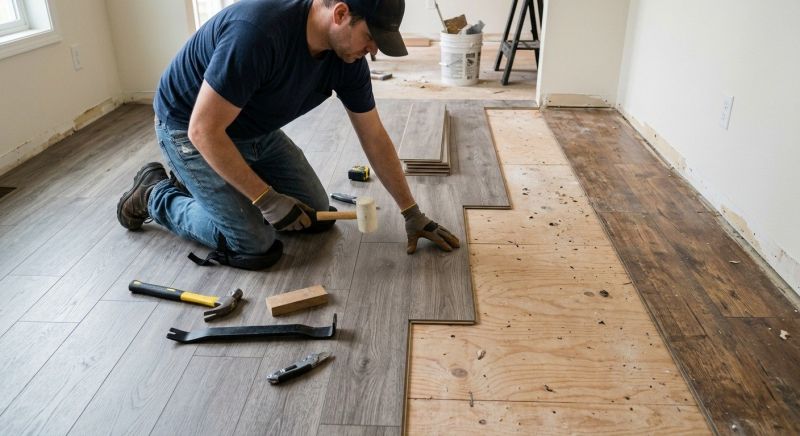Laminate Floor Replacement in Roseville, CA