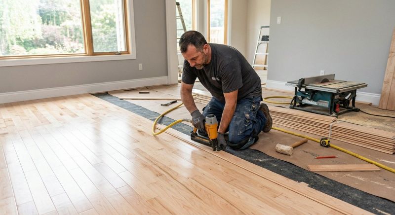 Maple Flooring Installation in Manassas, VA