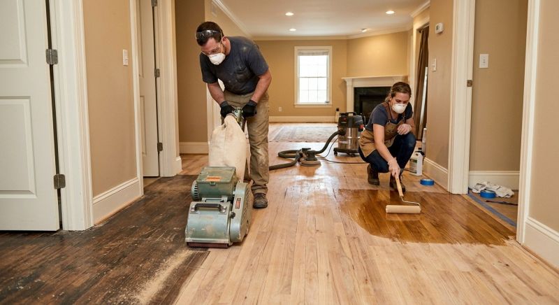 Oak Floor Refinishing in Alpharetta, GA