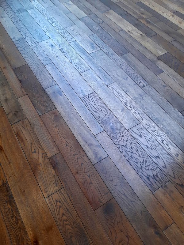 Oak Floor Staining in Olathe, KS