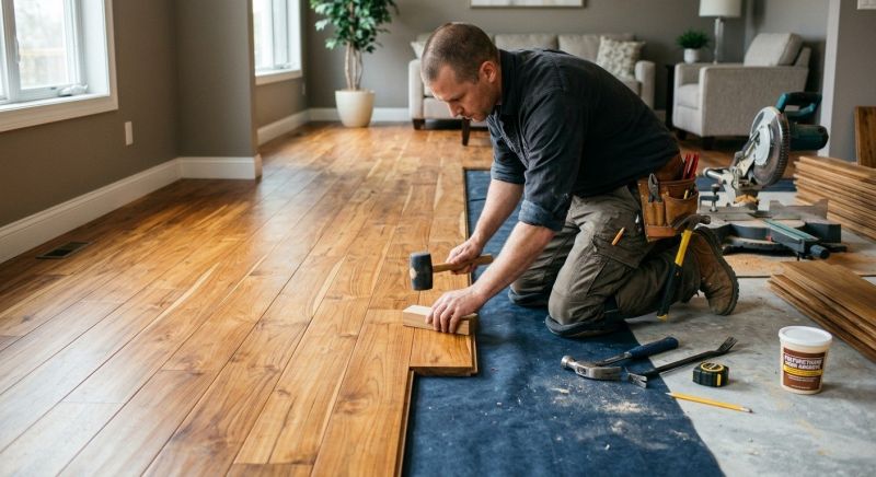 Plank Floor Installation in Manassas, VA