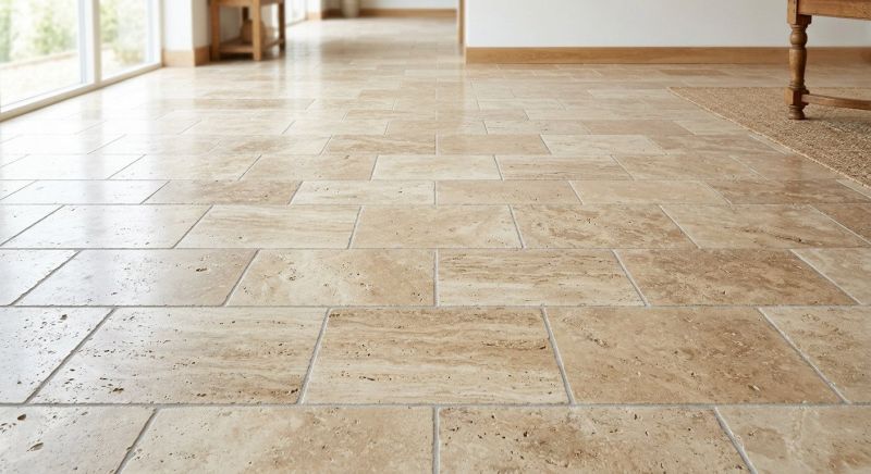 Travertine Floor Installation in Alexandria, VA