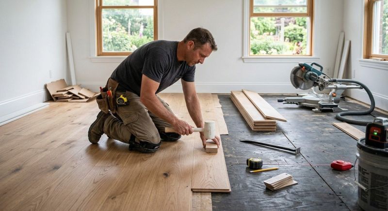 Wide Plank Floor Installation in San Antonio, TX